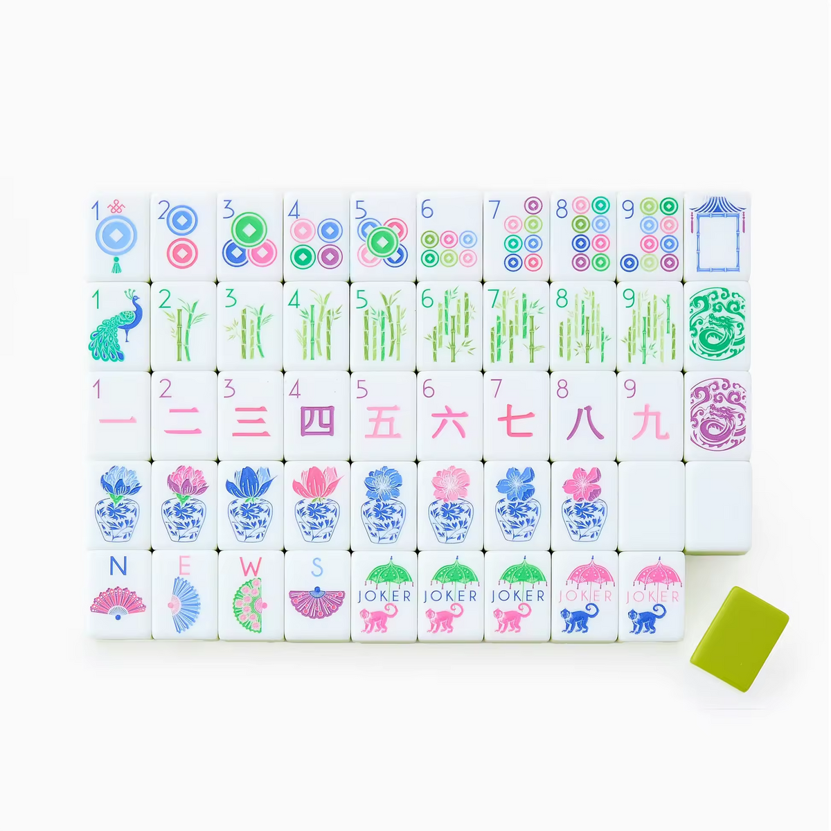 Apple Green Essential - Luxury American Mahjong Set