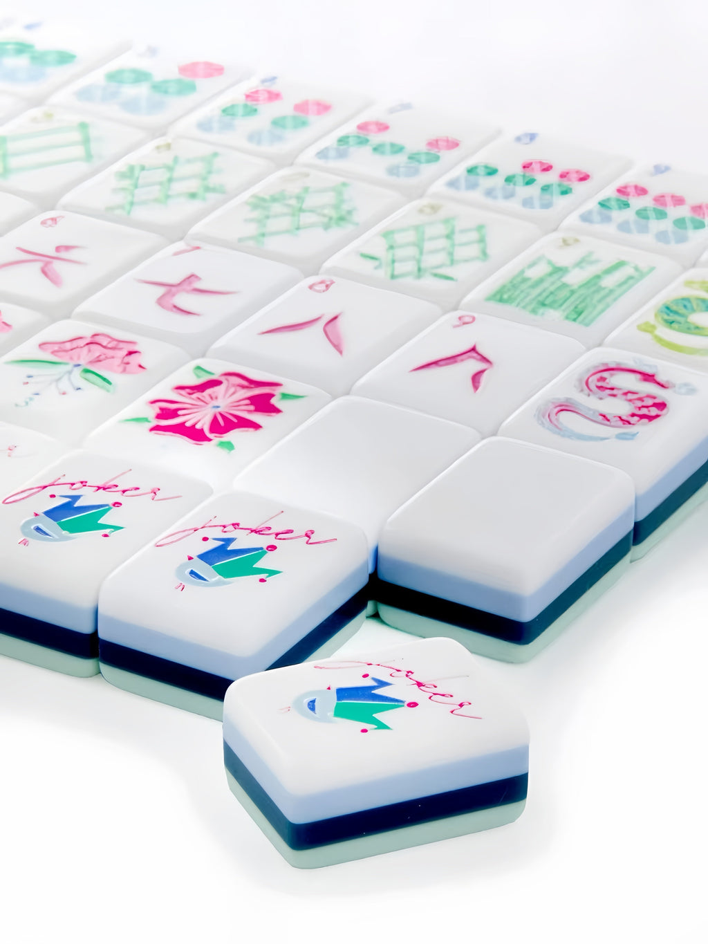 Cyan Heritage - Luxury American Mahjong Set
