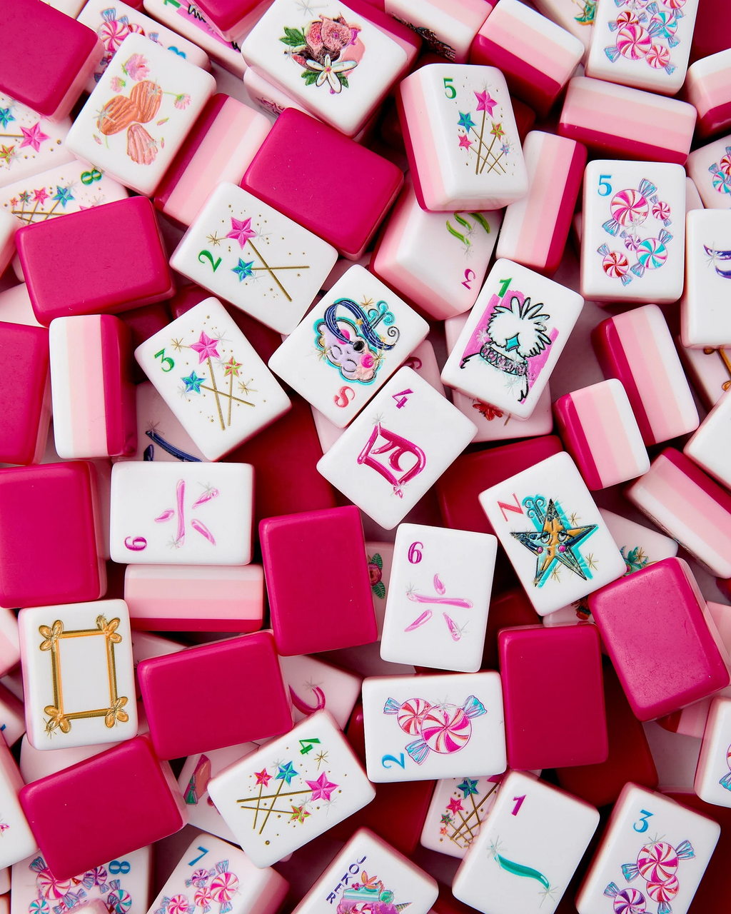 Candy-Pop Vibrant - Luxury American Mahjong Set