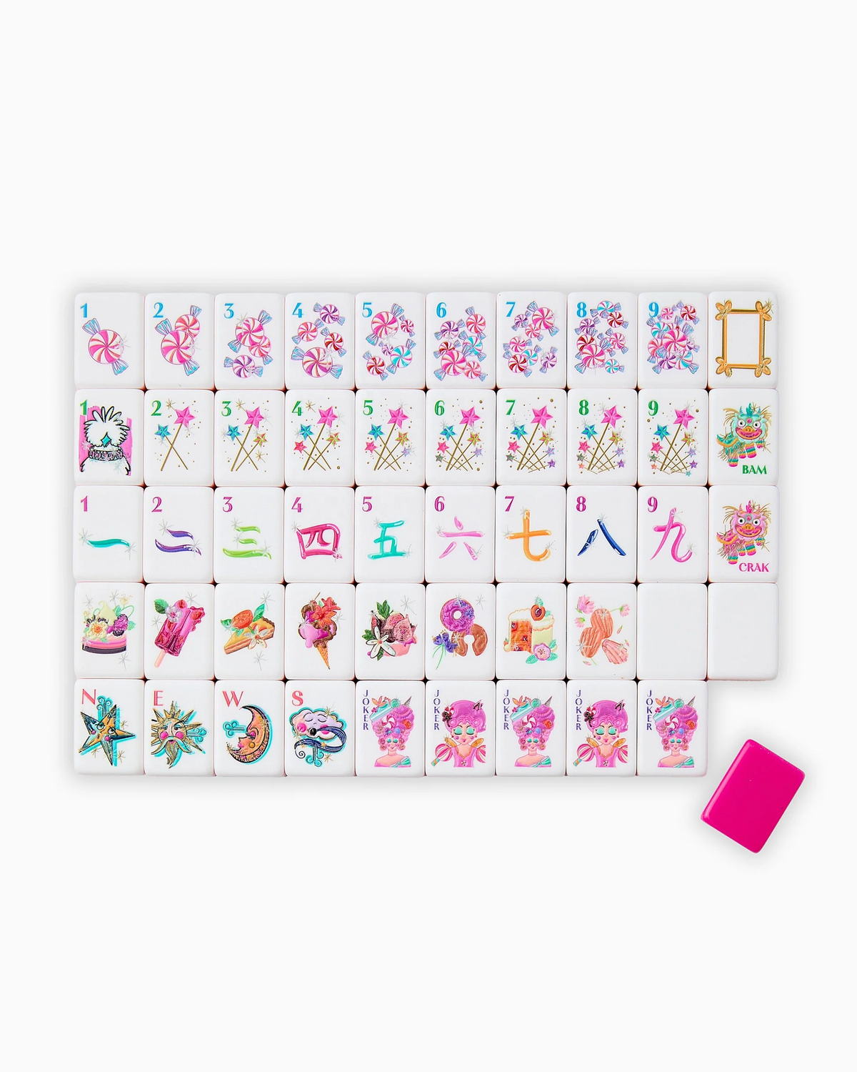 Candy-Pop Vibrant - Luxury American Mahjong Set