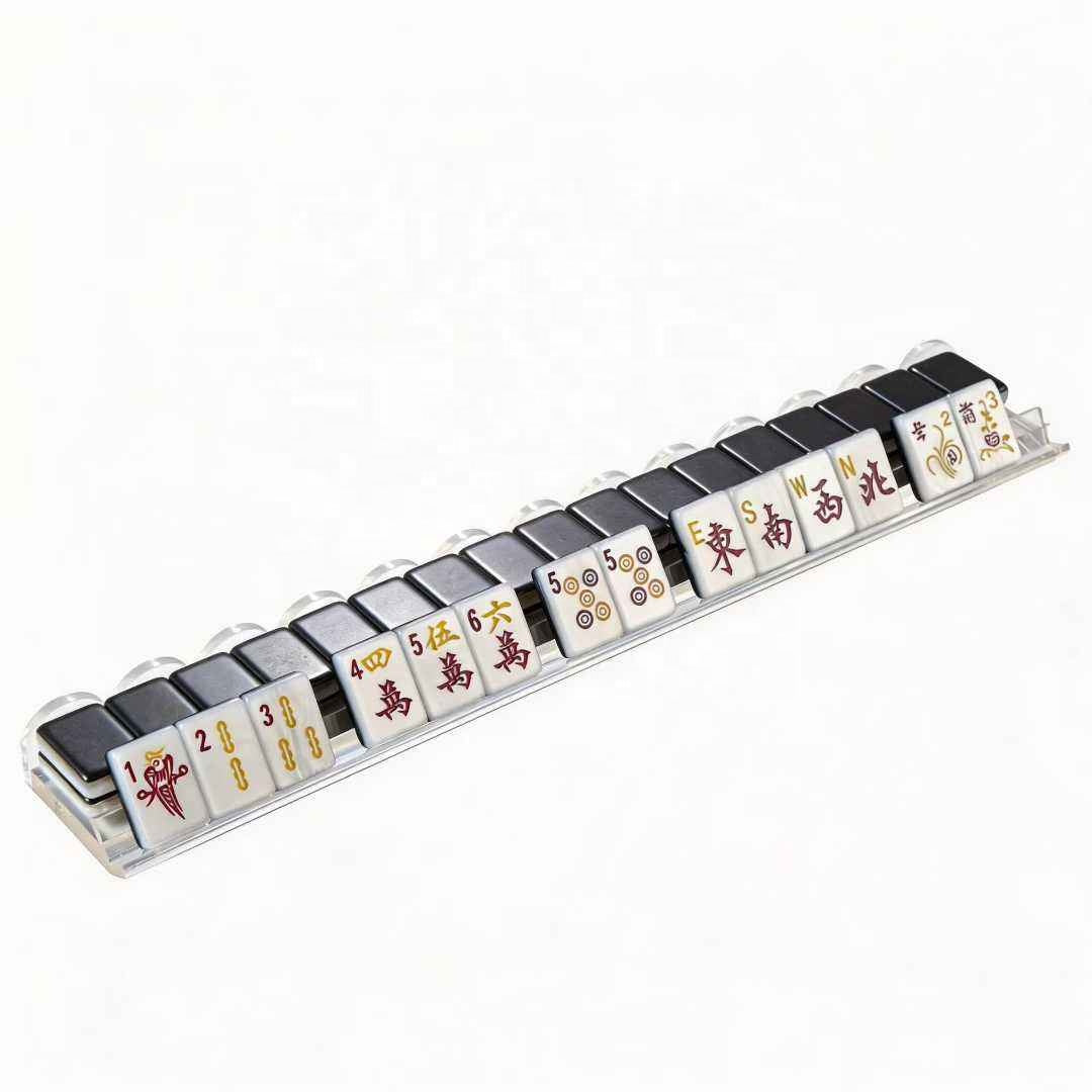 Luxury Pearl Shell Mahjong Set | AXISIA Black & White Edition