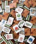 Architectural Tree-Grain Luxe - Luxury American Mahjong Set