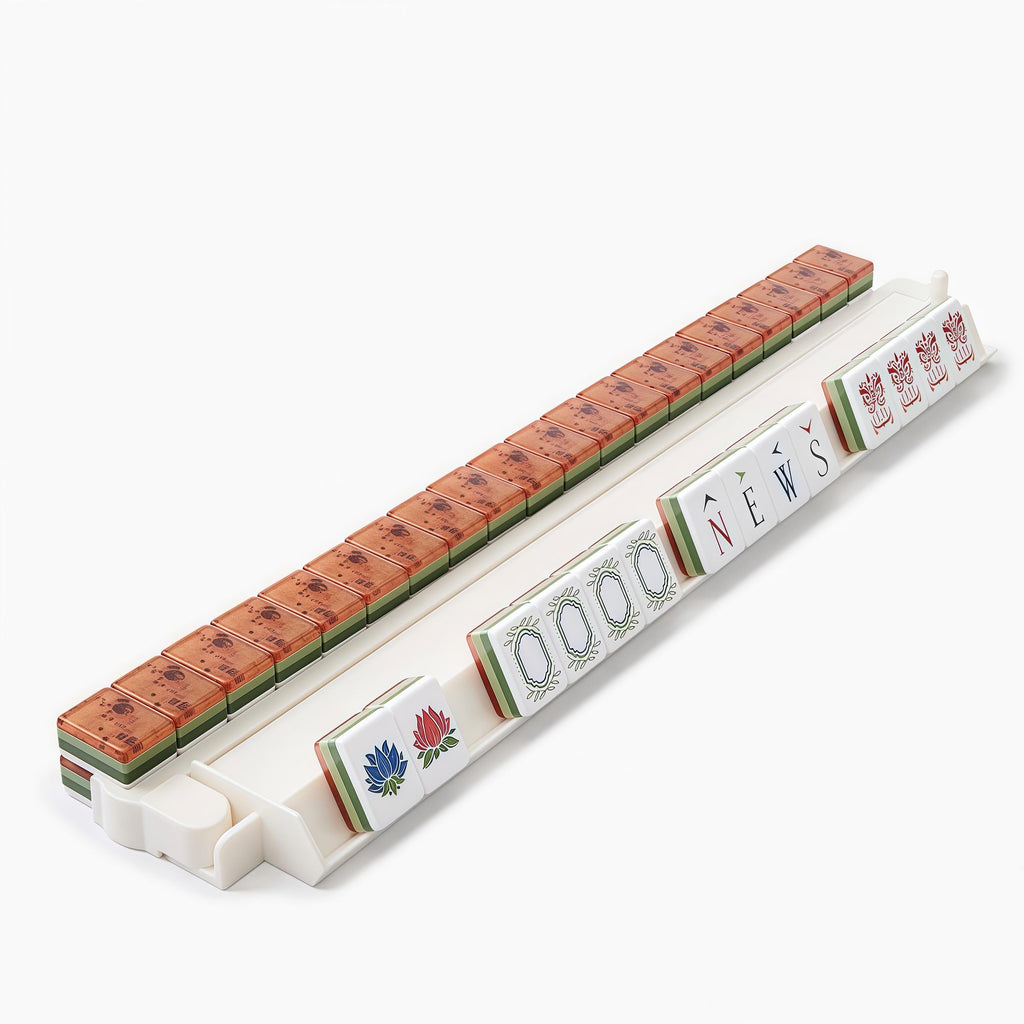Architectural Tree-Grain Luxe - Luxury American Mahjong Set