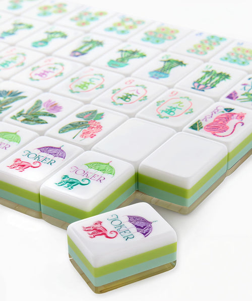 Architectural Bamboo Zen - Luxury American Mahjong Set