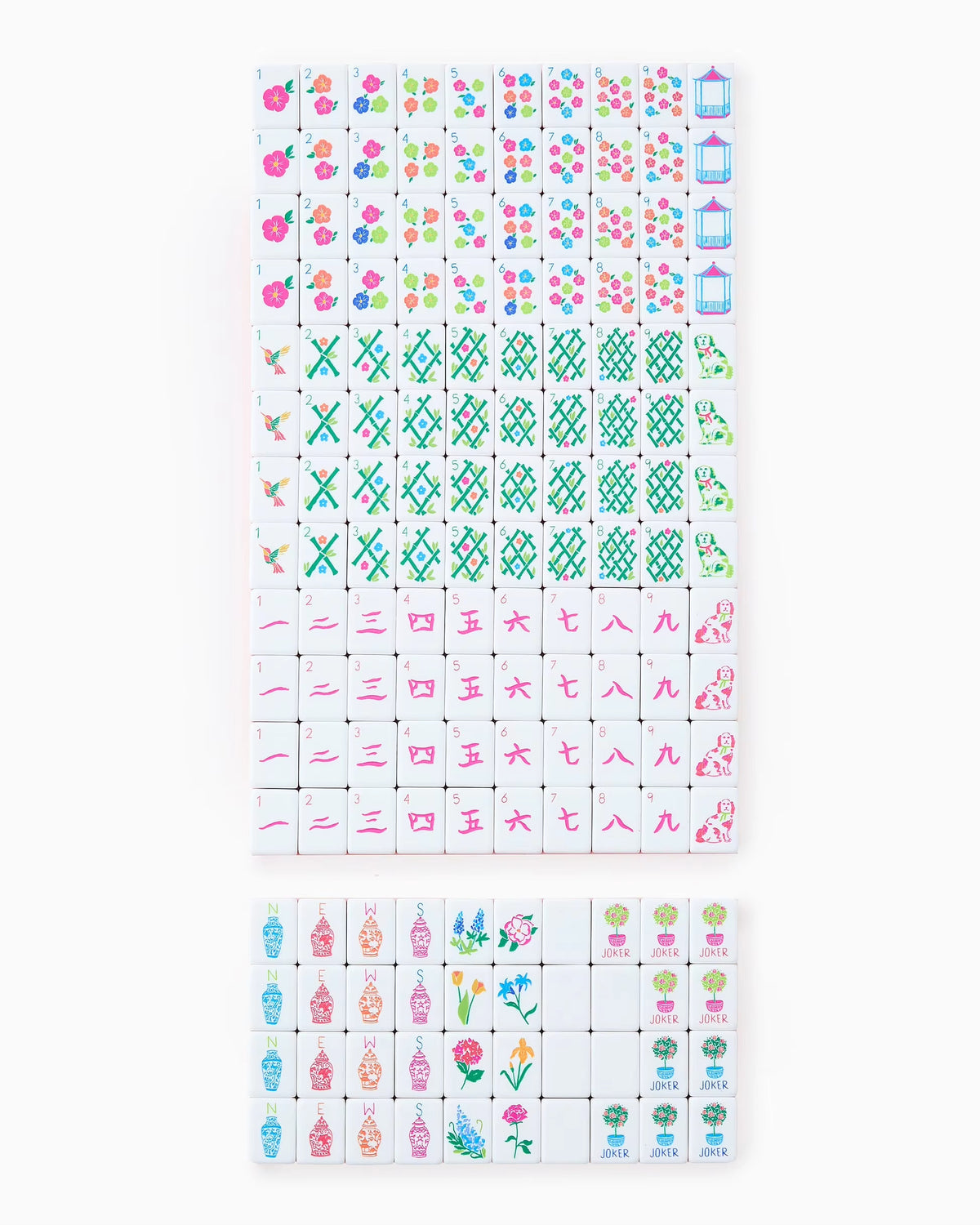 AXISIA Artisan 11 Three-Layer Hand-Painted – Luxury American Mahjong Set