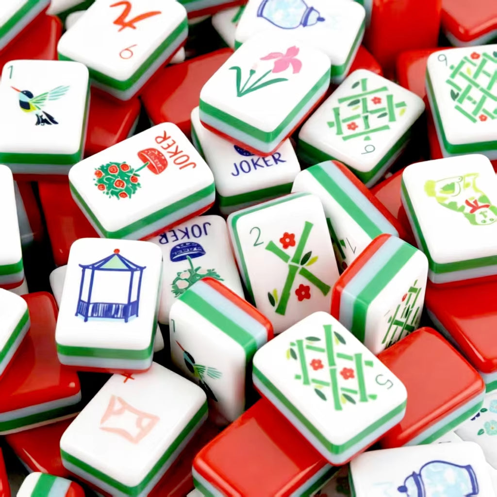 Imperial Red Classic - Luxury American Mahjong Set