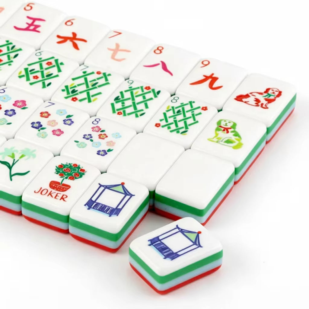 Imperial Red Classic - Luxury American Mahjong Set