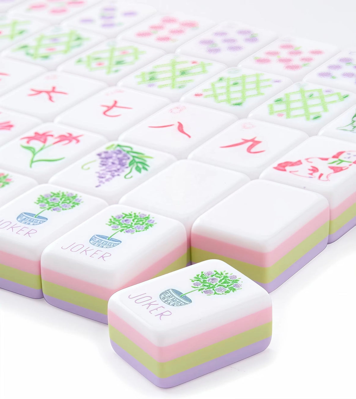 Lavender Bloom - Luxury American Mahjong Set