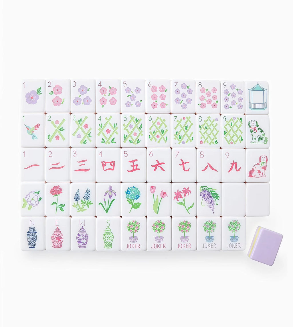 Lavender Bloom - Luxury American Mahjong Set